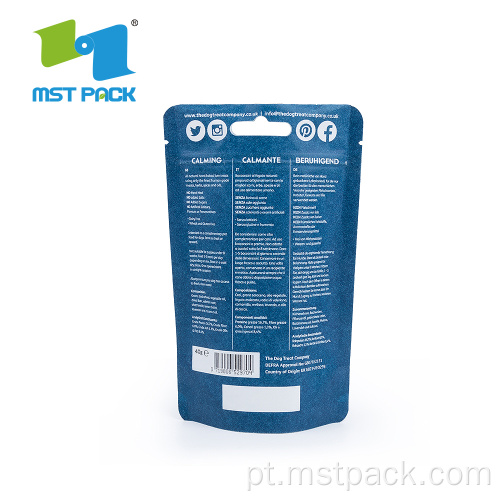 Bolsa de ziplock compostável biodegradável à prova d&#39;água